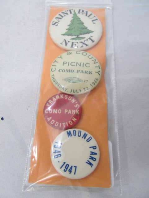 lot 132 image: City Parks Pinbacks - 1926, 1946-1947