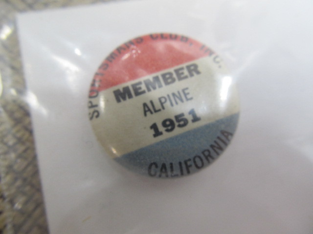 lot 150 image: Lot of Pinbacks, Alpine, Steamboat etc. 1951