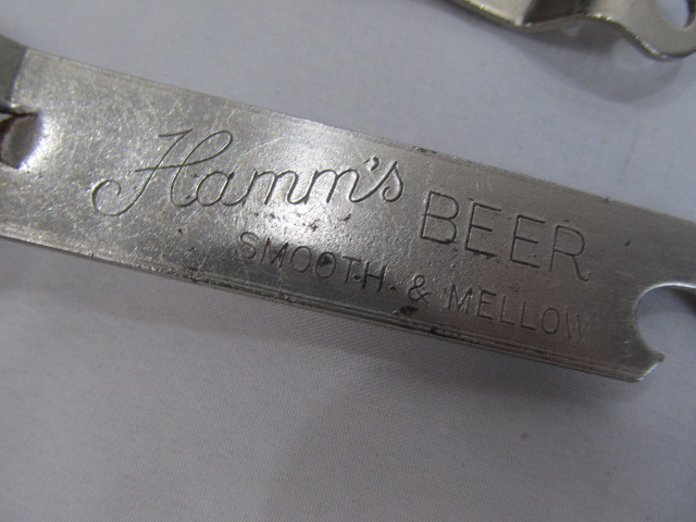 lot 163 image: Group of 3 Hamms Beer Bottle Openers