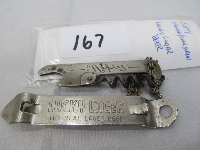 lot 167 image: Luckey Lager & Nifty Bottle Openers