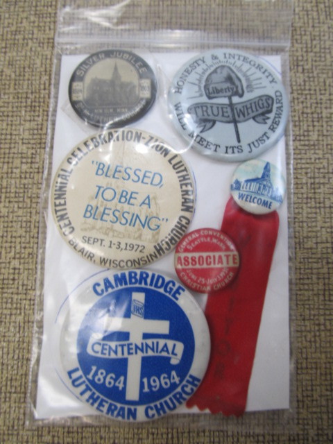 lot 181 image: Religious Pinbacks 1909-1972