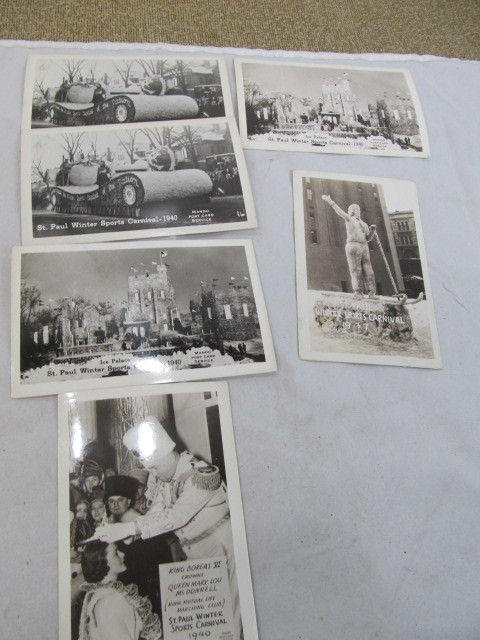 lot 214 image: 1940 Winter Sports Carnival Post Cards