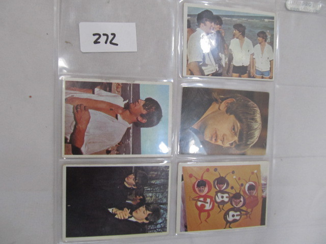 lot 272 image: Lot of BEATLES Color Cards