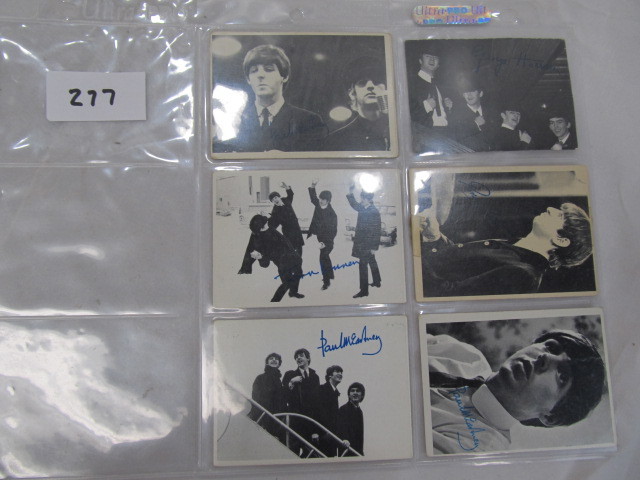 lot 277 image: 2nd Series BEATLES Cards