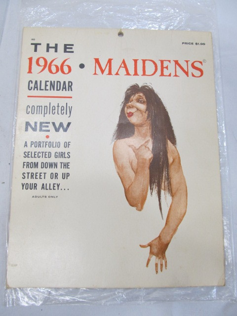 lot 278 image: 1966 MAIDENS Calendar
