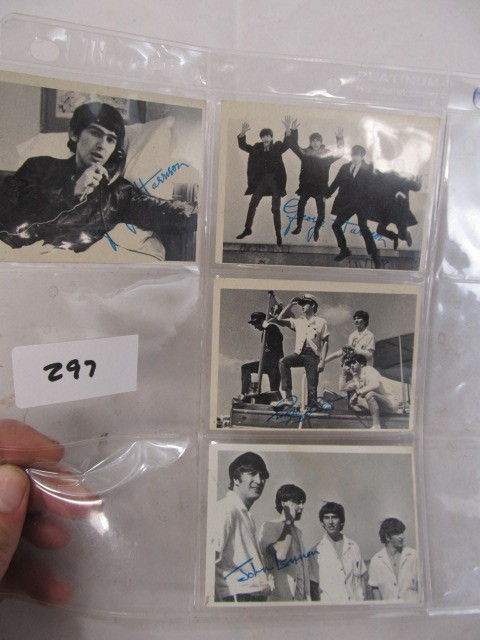 lot 297 image: 3rd Series BEATLE Cards