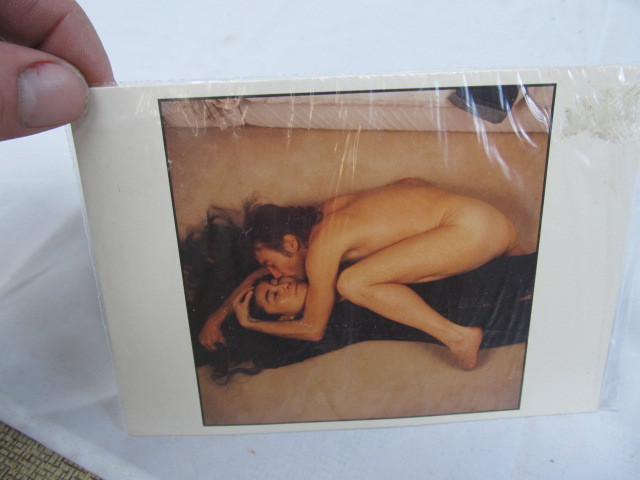 lot 308 image: John Lennon & Yoko Ono Photo Post Card - Photograped the day he was killed