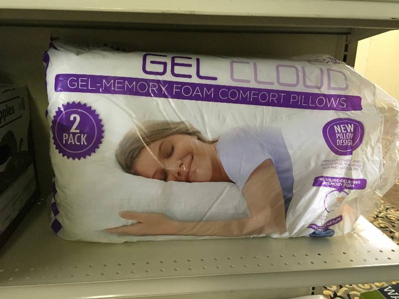 PURELUX 2PK MEMORY FOAM, MSRP $9.99