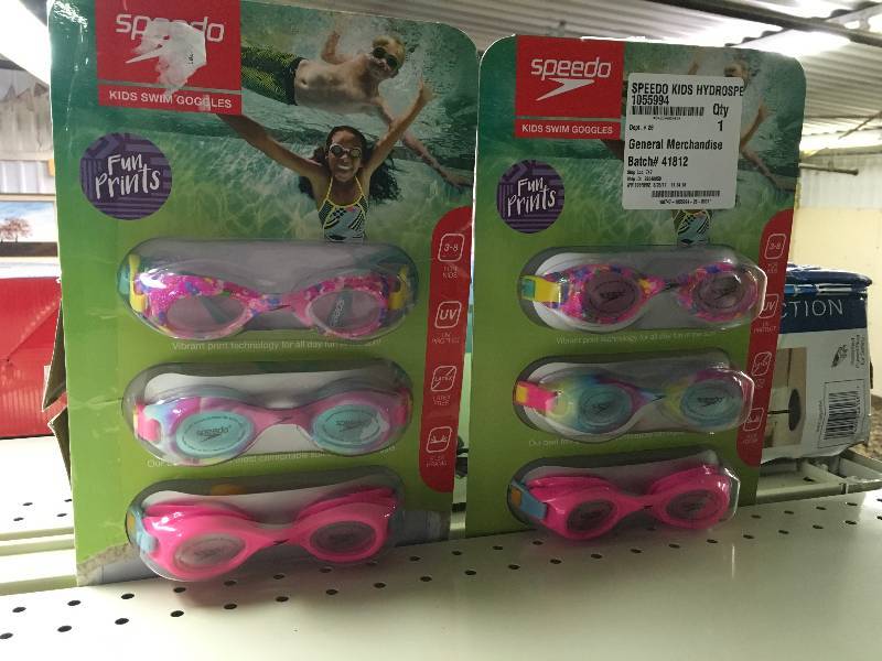 TWO (2) SPEEDO KIDS HYDROSPEX 3PK, MSRP $14.99 EACH