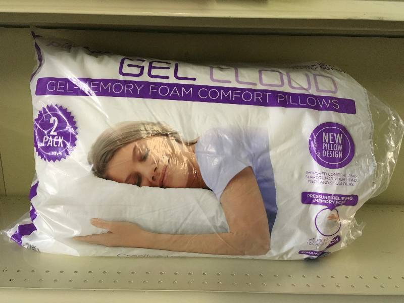 PURELUX 2PK MEMORY FOAM, MSRP $9.99