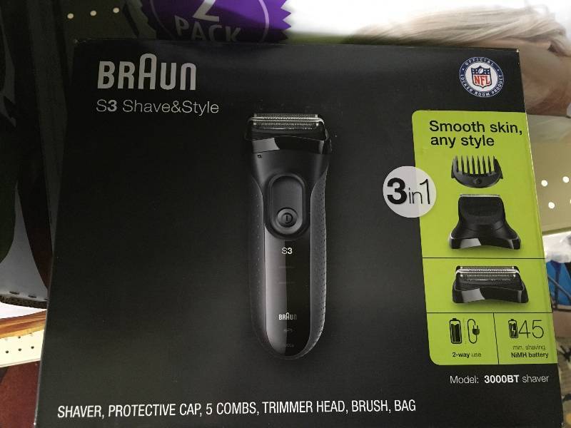 BRAUN SERIES 3 SHAVER, MSRP $59.99