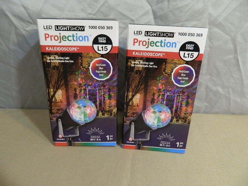 lot 27 image: 2 New LED Lightshow Projections