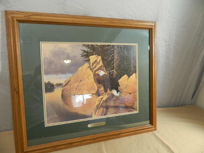 lot 36 image: Framed Derk Hansen Picture