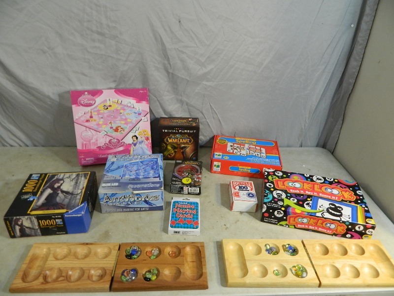 lot 119 image: Games, Puzzles, More