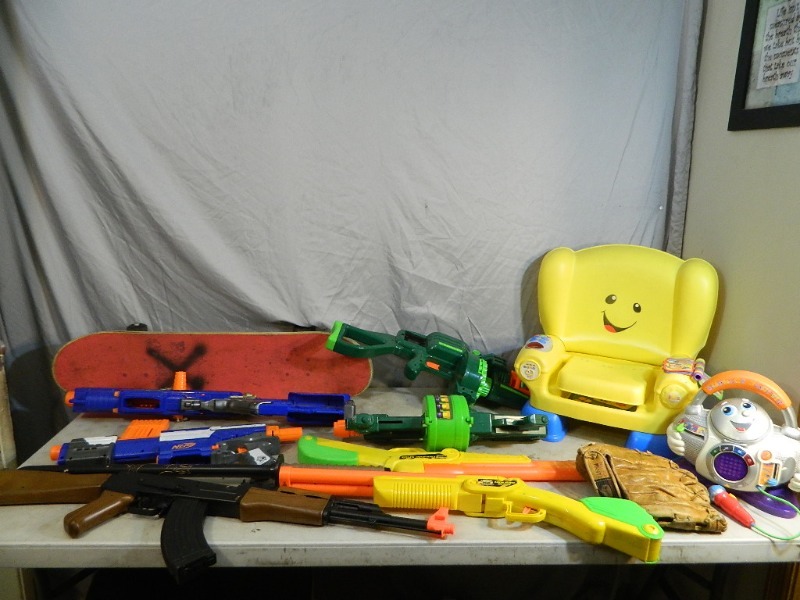 lot 130 image: Nerf Guns, Toys, More