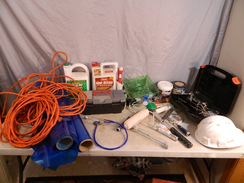 lot 65 image: Painting, Simple Green, Cords, Tools, Etc