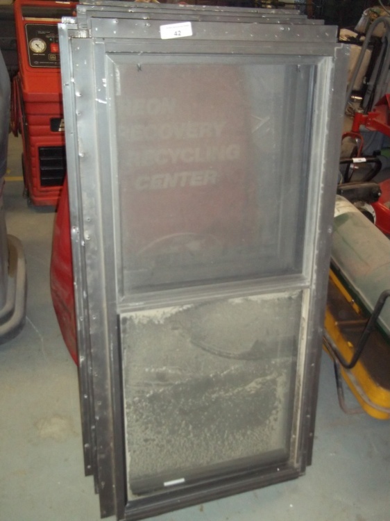 lot 42 image: 4 Aluminum Windows 22 x 46