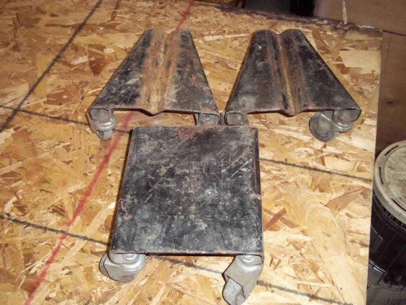 lot 57 image: Snowmobile dollies
