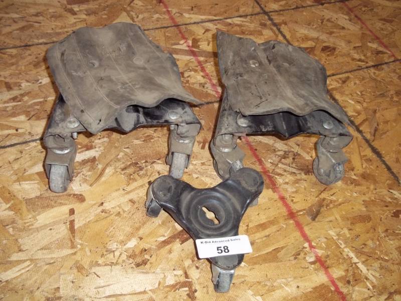 lot 58 image: Snowmobile dollies