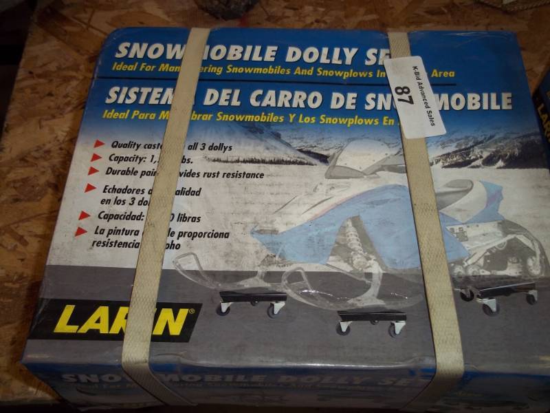 lot 87 image: New Snowmobile Dolly