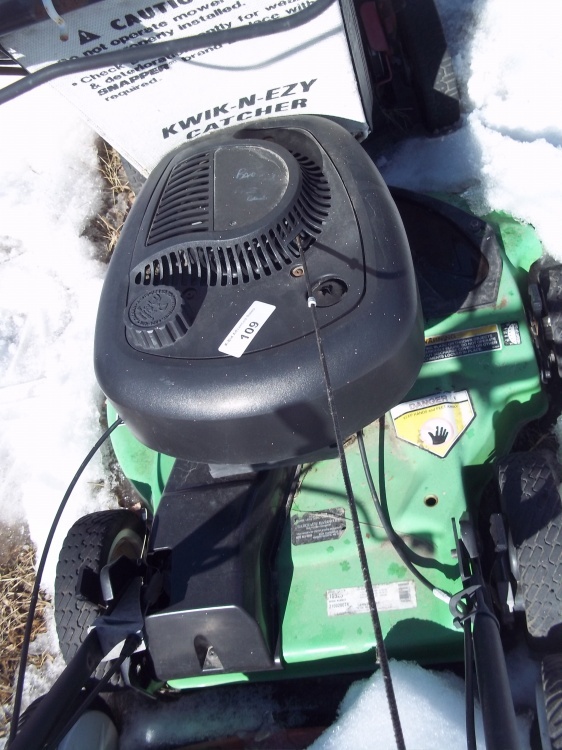 lot 109 image: Push Mower for parts or repair
