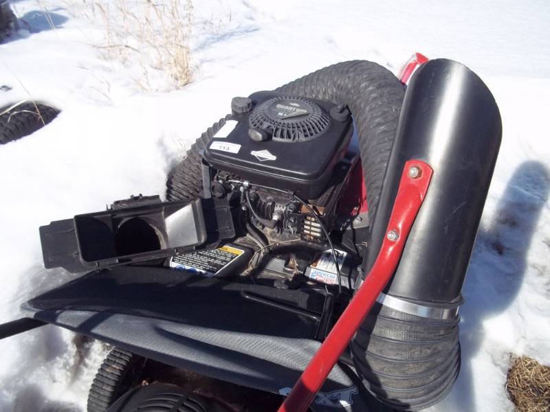 lot 113 image: Leaf Vac for parts or repair