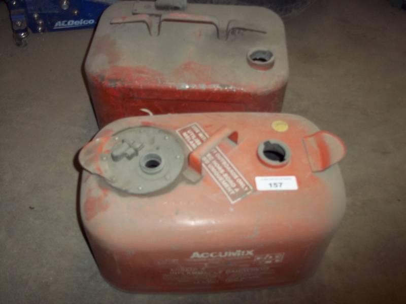 lot 157 image: Pair of Marine Gas tanks