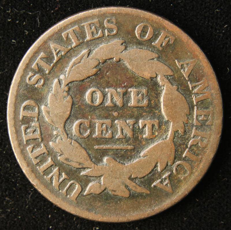 1827 US MATRON HEAD LARGE CENT FINE