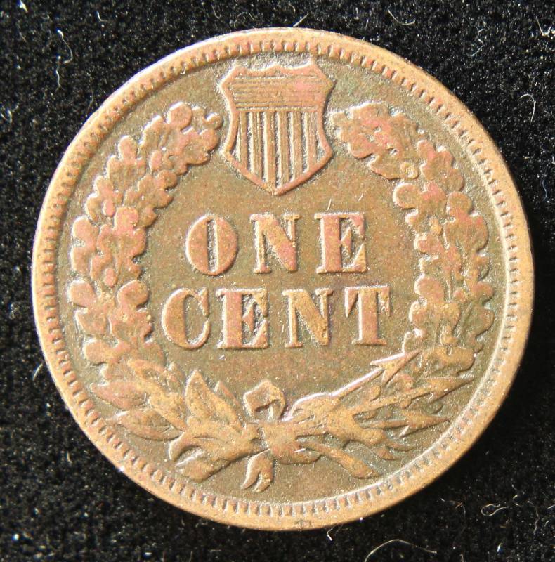 1885 INDIAN HEAD CENT XF