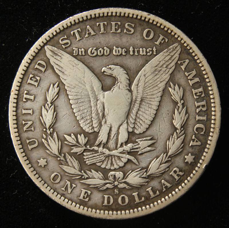 1896-S MORGAN SIILVER DOLLAR BETTER DATE COIN