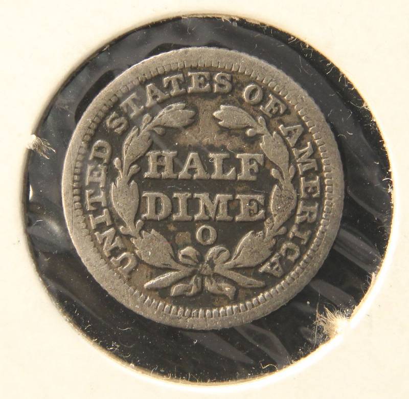 1853-O (ARROWS AT DATE) SEATED LIBERTY SILVER HALF DIME