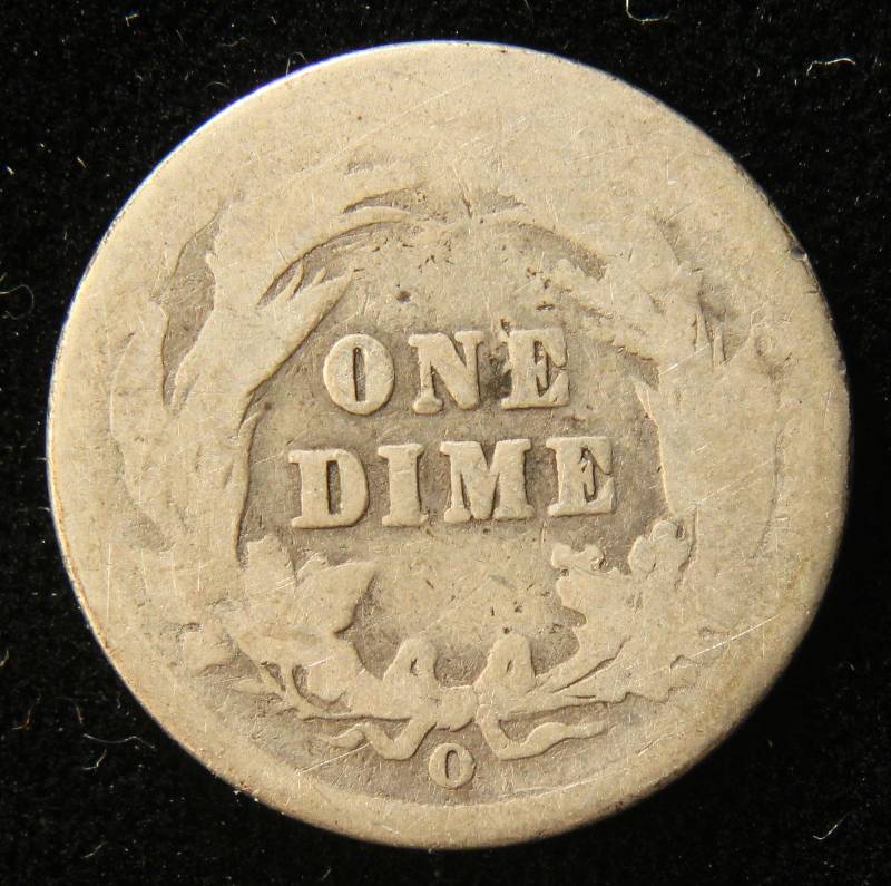 1897-O BARBER SILVER DIME BETTER DATE COIN
