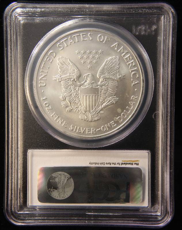 2003 AMERICAN SILVER EAGLE 1 TROY OZ. .999 FINE BU PCGS