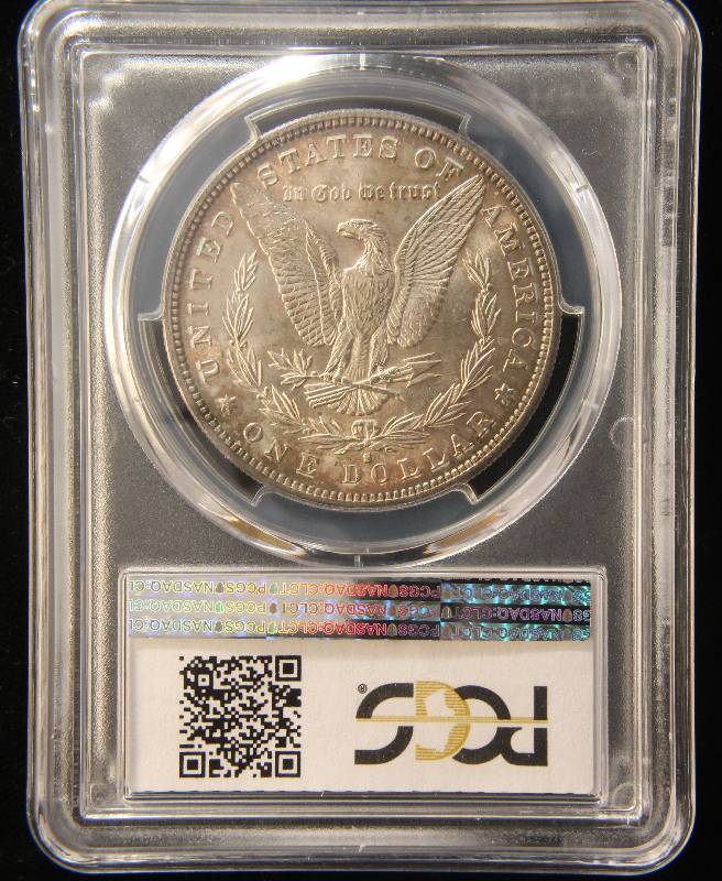 1882-S MORGAN SILVER DOLLAR MS63 PCGS