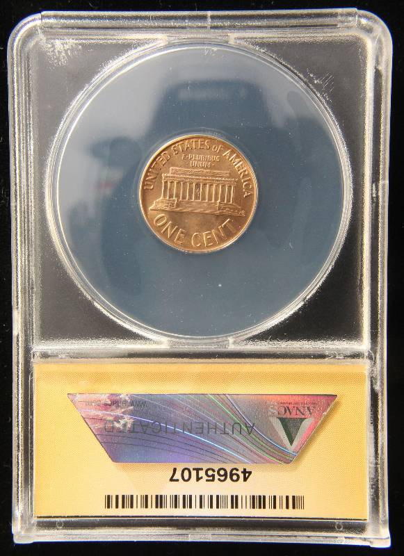1959-D US LINCOLN CENT MS65 RED ANACS