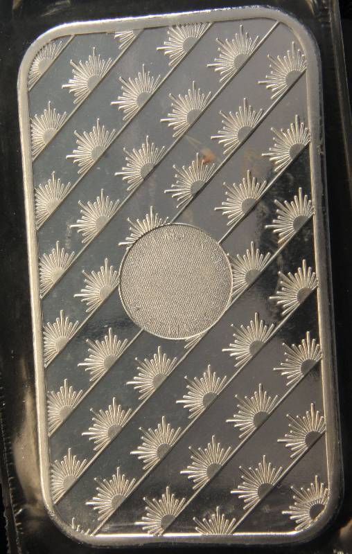 1 TROY OZ. .999 FINE SILVER BAR SUNSHINE MINTING SEALED