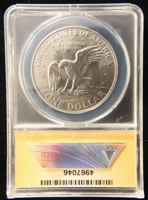 1972-D US EISENHOWER DOLLAR MS65 ANACS