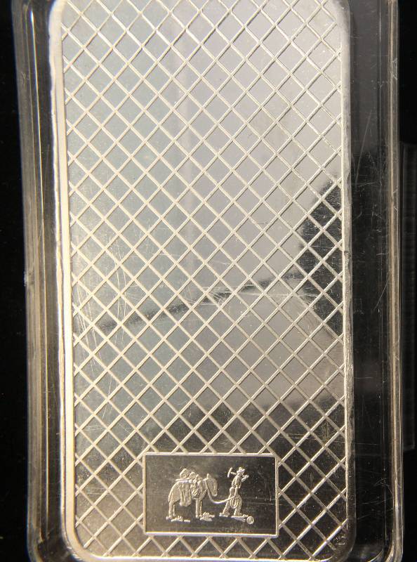 10 TROY Oz. .999 FINE SILVER BAR SILVERTOWNE EAGLE LANDING IN AIRTITE CASE