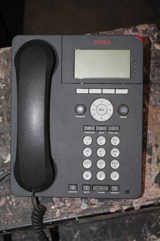 lot 141 image: Lot of (10) Avaya Phones