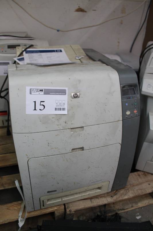lot 15 image: HP Color LaserJet 4700n Printer
