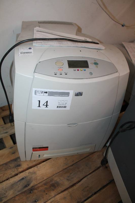lot 14 image: HP Color LaserJet 4600dtn Printer