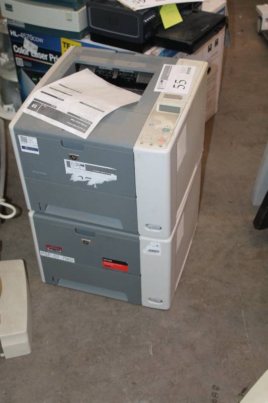 lot 55 image: Lot of (2) HP LaserJet P3005 Printers