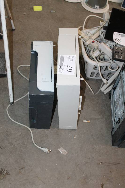 lot 67 image: Lot of (2) Printer Paper Trays