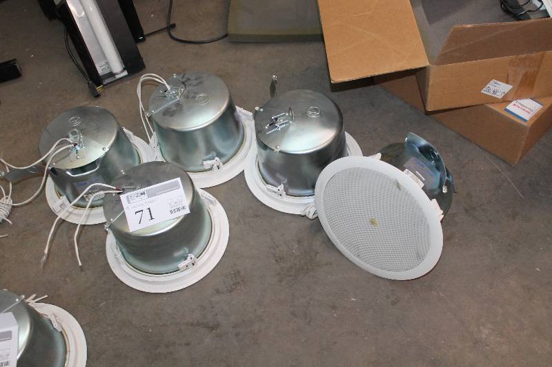 lot 71 image: Lot of (5) Atlas Ceiling Speakers