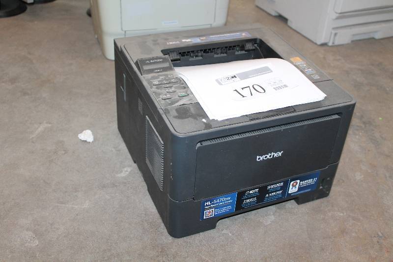 lot 170 image: Brother HL-5470DW High-Speed Laser Printer