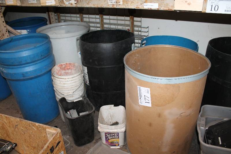 lot 177 image: Lot of (Approximately 8) Storage Barrels