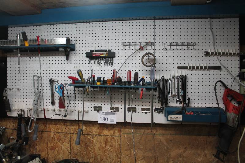 lot 180 image: Lot of (3) Tool Peg Boards