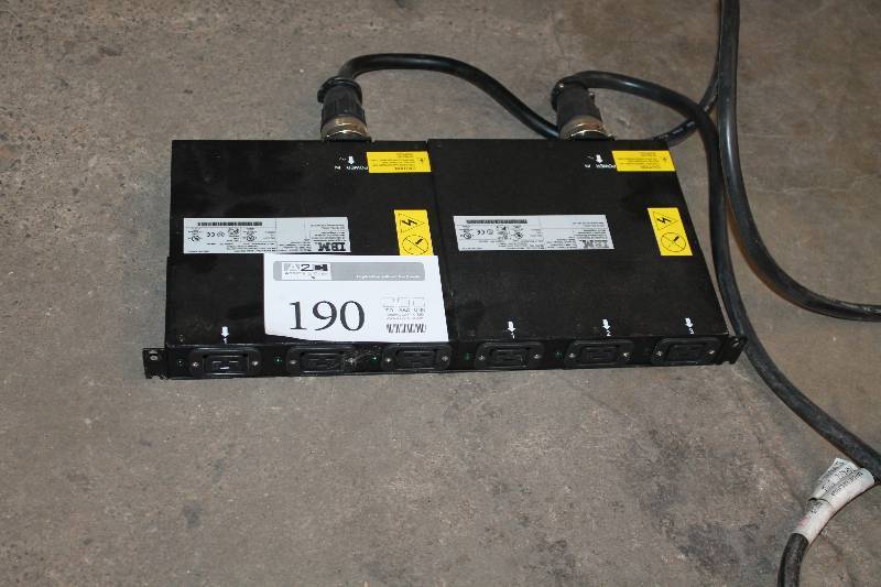lot 190 image: IBM 9306-RTP DPI C19 ENTERPRISE PDU