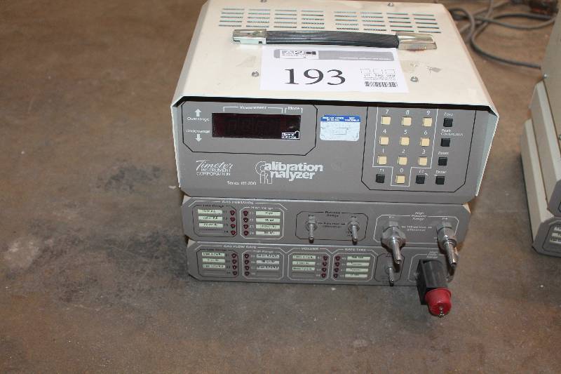 lot 193 image: Timeter RT-201 Series RT-200 Portable Benchtop Calibration Analyzer
