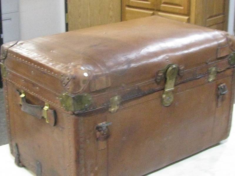 Leather Automobile Trunk